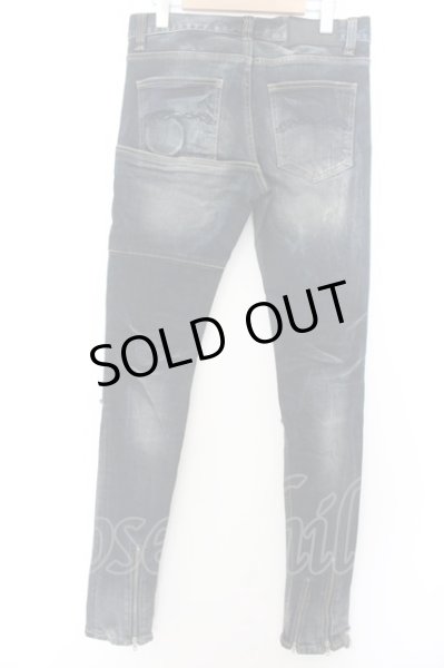 画像4: MIDAS / 裾ダブルZIPコーティングスキニーデニムパンツ M インディゴ O-24-12-13-035-MI-pa-YM-OS (4)