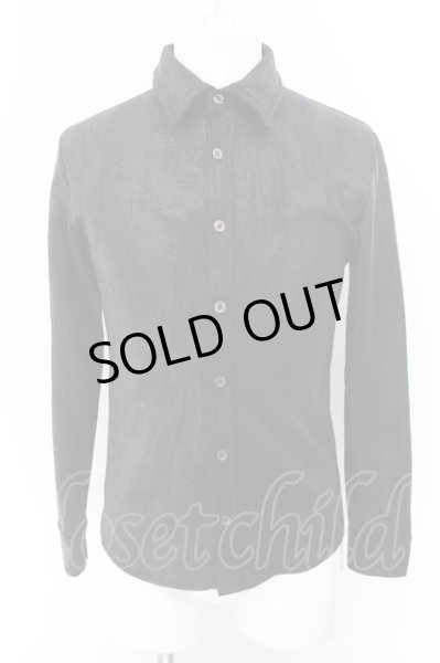 画像1: Xfrm / スーパーストレッチコーティングシャツ 2 ブラック O-24-12-13-011-Xf-sh-YM-OS (1)