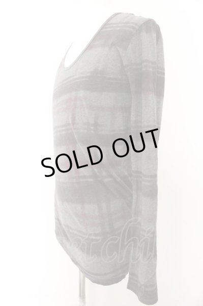 画像2: CIVARIZE / ヴィンテージタータンカットソー 46 グレー O-24-12-13-017-CI-to-YM-OS (2)