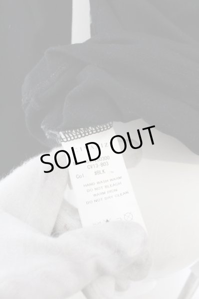 画像4: CIVARIZE / ボタニカルスカルカットソー 46 ブラック O-24-12-13-018-CI-to-YM-OS (4)