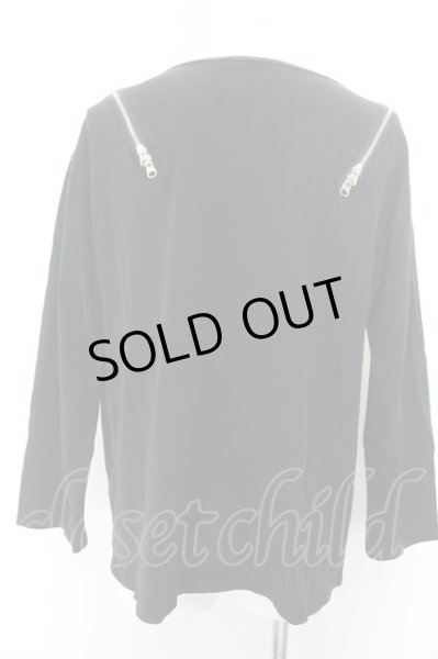 画像5: CIVARIZE / ZIPプリントロンT カットソー  ブラック O-24-12-13-023-CI-to-YM-OS (5)