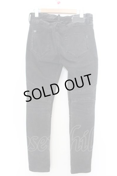 画像4: CIVARIZE / ZIPライダーススキニーデニムパンツ 42 ブラック（ピグメント） O-24-12-13-027-CI-pa-YM-OS (4)