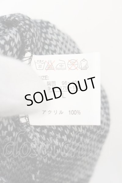 画像3: CavariA / ハウンズトゥースニットテーラードジャケット 46 ブラックｘグレー O-24-12-19-003-Ca-ja-YM-ZT114 (3)