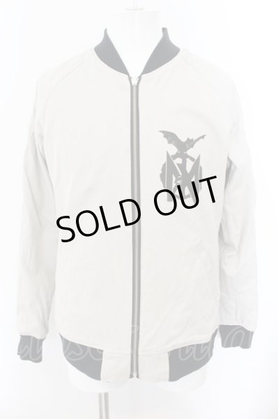 画像3: Moonage Devilment(清春) / PROPA9ANDAコラボ PSYCHO MARIA リバーシブルスカジャン 46 ブラックｘホワイトｘライトベージュ O-24-12-19-008-Mo-ja-YM-ZT382 (3)