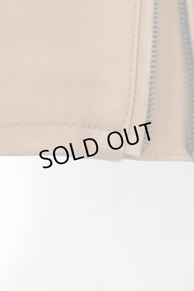 画像3: GOSTAR DE FUGA / Indication ストレッチラムレザースタンドライダースジャケット 44 キャメル O-24-12-19-001-GO-ja-YM-ZT-ML026 (3)