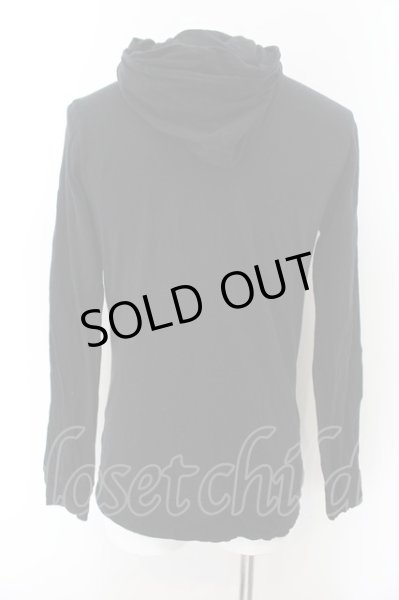 画像2: Moonage Devilment(清春) / ダブルZIPパーカー 46 ブラック O-24-12-19-009-Mo-ja-YM-OS (2)