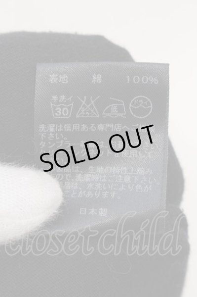 画像3: Moonage Devilment(清春) / ダブルZIPパーカー 46 ブラック O-24-12-19-009-Mo-ja-YM-OS (3)