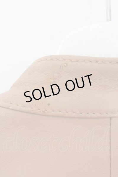 画像4: GOSTAR DE FUGA / Indication ストレッチラムレザースタンドライダースジャケット 44 キャメル O-24-12-19-001-GO-ja-YM-ZT-ML026 (4)