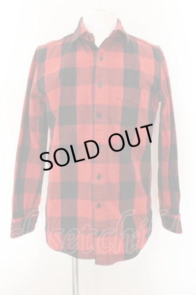 画像1: Moonage Devilment(清春) / ブロックチェックコットンジャケット 48 レッド O-24-12-19-013-Mo-sh-YM-ZT112 (1)