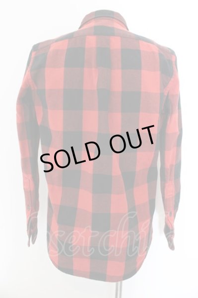 画像2: Moonage Devilment(清春) / ブロックチェックコットンジャケット 48 レッド O-24-12-19-013-Mo-sh-YM-ZT112 (2)