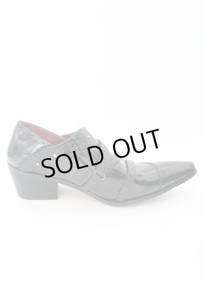 画像5: endevice / エナメルオペラシューズ 41（25.5） ブラック O-24-12-19-014-en-sho-YM-ZT1000 (5)