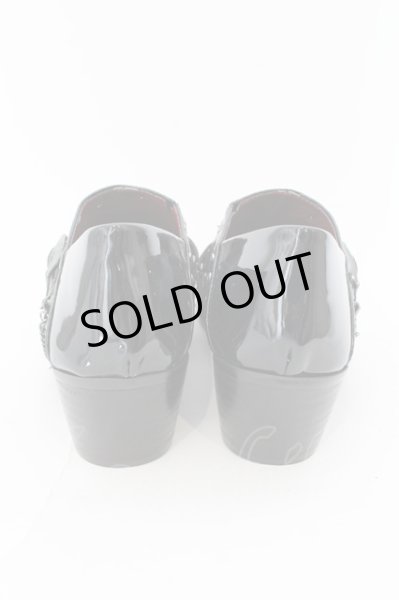 画像4: endevice / エナメルオペラシューズ 41（25.5） ブラック O-24-12-19-015-en-sho-YM-ZT1000 (4)