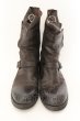 画像2: Moonage Devilment(清春) / MORITZ GREZZO レイヤードブーツ 40（約26cm） ダークブラウン O-24-12-19-020-Mo-sho-YM-ZT-S007 (2)