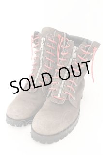 Moonage Devilment（清春） / カウレザーフロントZIPロング