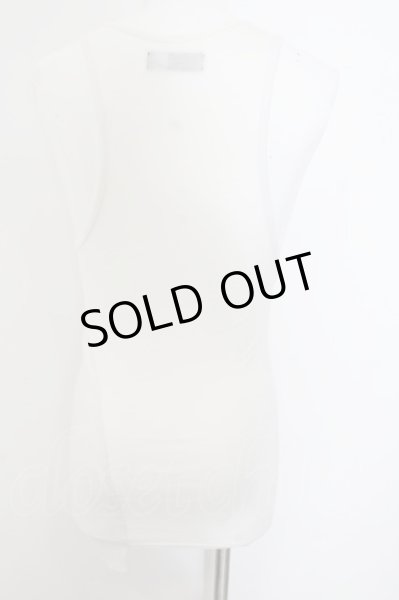 画像3: MEMHIM / Rib タンクトップ 1 ホワイト O-24-12-20-025-ME-to-YM-ZT441 (3)