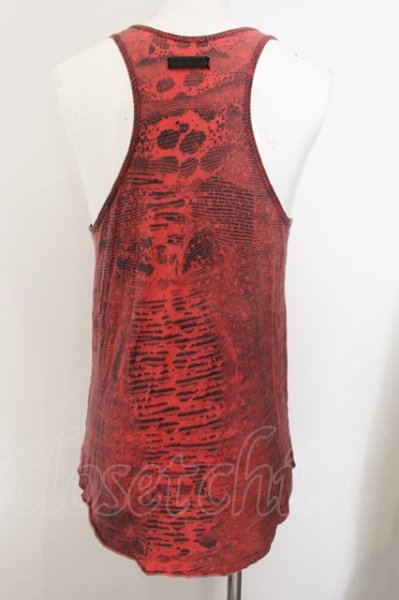 画像3: IFSIXWASNINE / TK/M テジュ柄タンクトップ【メンズ1】 1 レッド（オレンジ系） O-24-12-20-026-IF-to-YM-ZT114 (3)