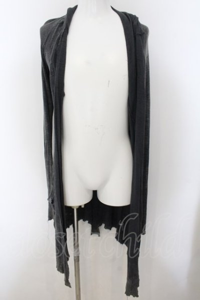 画像1: LGB / BACK CROSS/CARDI/STD/M+P バッククロス+プリントカーディガン【メンズ1】 1 グレー O-24-12-20-028-LG-to-YM-ZT103 (1)