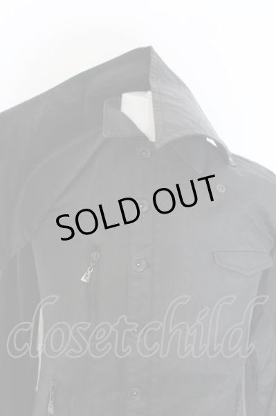 画像3: MEMHIM / Over Spread Coating ジャケット 1 ブラック O-24-12-20-029-ME-to-YM-OS (3)