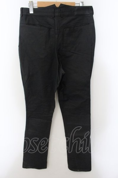 画像3: MEMHIM / Coating パンツ 1 ブラック O-24-12-20-032-ME-pa-YM-ZT111 (3)