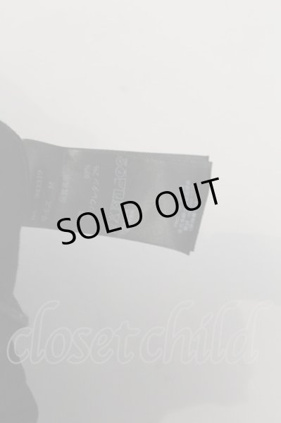 画像4: CavariA / パッチデザインストレッチスキニーパンツ 44 ブラックxブラック O-24-12-20-041-Ca-pa-YM-ZT111 (4)