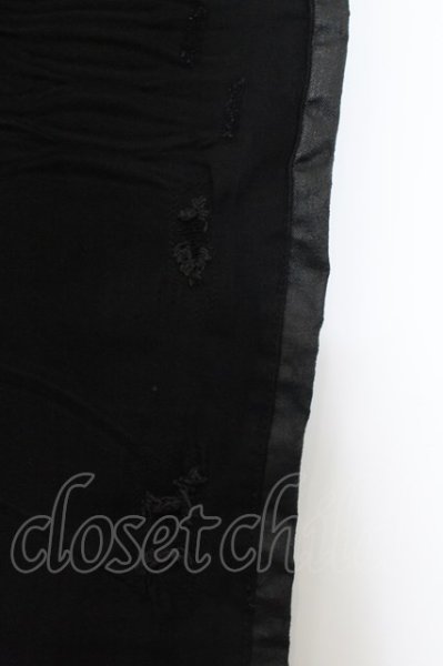 画像2: CavariA / サイドラインダメージストレッチスキニーパンツ 42 ブラック O-24-12-20-042-Ca-pa-YM-ZT111 (2)