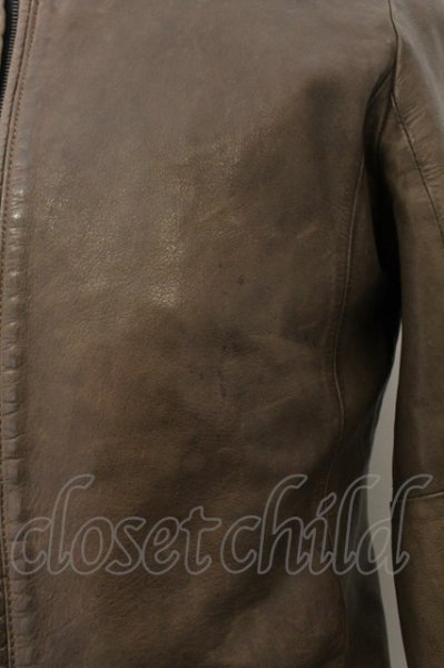 画像2: SHELLAC / COW LEATER SINGLE RIDERS ジャケット 46 ブラウン O-24-12-20-011-SH-ja-YM-ZT-ML027 (2)