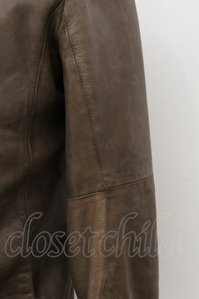 画像3: SHELLAC / COW LEATER SINGLE RIDERS ジャケット 46 ブラウン O-24-12-20-011-SH-ja-YM-ZT-ML027 (3)