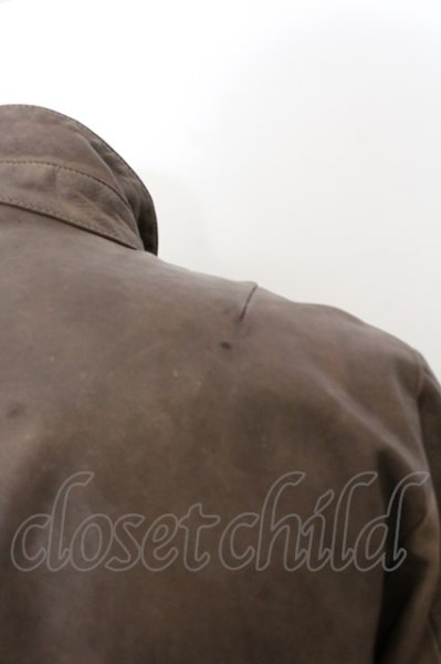 画像4: SHELLAC / COW LEATER SINGLE RIDERS ジャケット 46 ブラウン O-24-12-20-011-SH-ja-YM-ZT-ML027 (4)