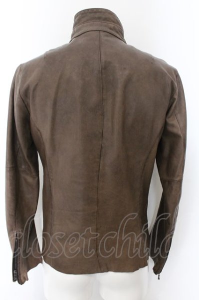 画像5: SHELLAC / COW LEATER SINGLE RIDERS ジャケット 46 ブラウン O-24-12-20-011-SH-ja-YM-ZT-ML027 (5)