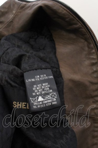 画像6: SHELLAC / COW LEATER SINGLE RIDERS ジャケット 46 ブラウン O-24-12-20-011-SH-ja-YM-ZT-ML027 (6)