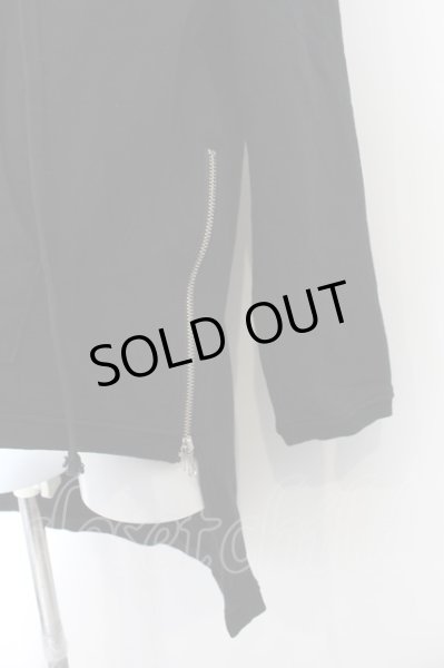 画像2: Moonage Devilment(清春) / コットンZIPフーデットパーカー 44 ブラック O-24-12-20-002-Mo-to-YM-ZT112 (2)