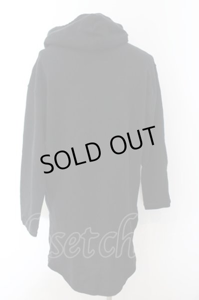 画像4: Moonage Devilment(清春) / コットンZIPフーデットパーカー 44 ブラック O-24-12-20-002-Mo-to-YM-ZT112 (4)