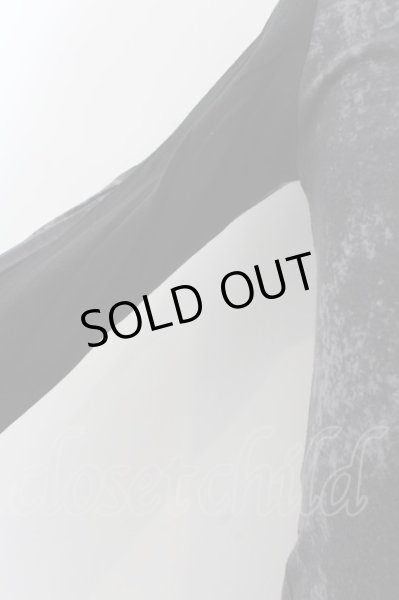 画像2: MEMHIM / Ink Jet カットソー 1 ブラック O-24-12-20-021-ME-to-YM-OS (2)