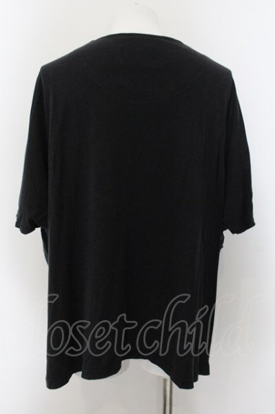 画像2: MEMHIM / Coathing Dolman Tシャツ 1 ブラック O-24-12-20-022-ME-ts-YM-ZT114 (2)