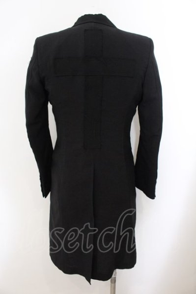 画像3: SWITCHBLADE / 3B PATCHWORK CROSS COAT ジャケット S ブラック O-24-12-26-003-SW-ja-YM-ZT103 (3)