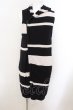画像1: CIVARIZE / Barbarousノースリーブロングパーカー 44 ブラックｘホワイト O-24-12-26-004-CI-to-YM-ZT207 (1)