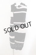 CIVARIZE / Barbarousノースリーブロングパーカー 44 ブラックｘホワイト O-24-12-26-004-CI-to-YM-ZT207