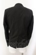 画像2: CIVARIZE / Classic Line　重ね襟テーラードジャケット 46 ブラック O-24-12-26-042-CI-ja-YM-ZT122 (2)