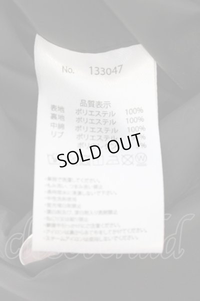 画像3: CavariA / ボア切り替えステッチナイロンブルゾンジャケット  ブラックｘホワイト O-24-12-26-046-Ca-ou-YM-ZT117