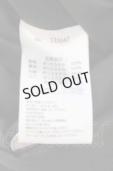 画像3: CavariA / ボア切り替えステッチナイロンブルゾンジャケット  ブラックｘホワイト O-24-12-26-046-Ca-ou-YM-ZT117 (3)