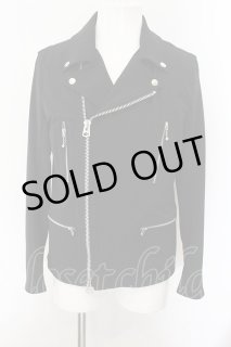 TRAVAS / ストーンベルベットレイヤードパーカー 46 ブラック TRAVAS / ストーンベルベットレイヤードパーカー 46 ブラック O-25-03