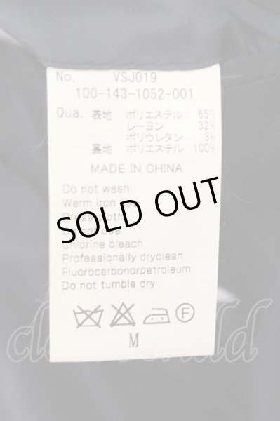 画像3: VANQUISH / T/RストレッチW金釦テーラードジャケット M ブラック O-24-12-26-052-VA-ja-YM-ZT121 (3)