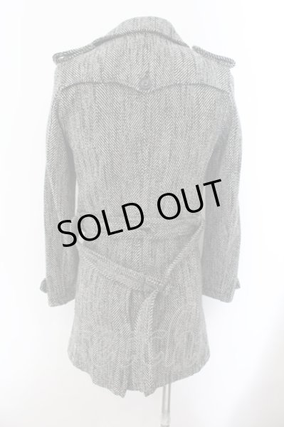 画像2: FUGA / OverTheWallメルトントレンチコート 44 ミックス O-24-12-26-053-FU-ou-YM-ZT-M109 (2)