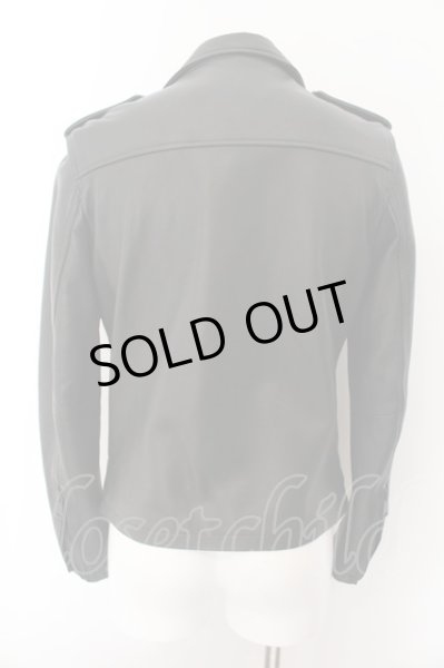 画像2: CIVARIZE / ラムレザーダブルライダースジャケット 48 ブラック O-24-12-26-057-CI-ou-YM-OS (2)