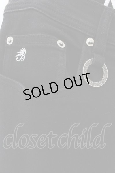 画像2: BUFFALO BOBS / FAIRMONT BURST-COLOR(フェアモント バースト-カラー)スーパースキニーデニムパンツ 2 ブラック O-24-12-26-061-BU-pa-YM-ZT118 (2)