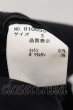 画像3: NO ID. / サイドポイントラインボタンフライパンツ 3 ブラック O-24-12-26-068-NO-pa-YM-ZT118 (3)