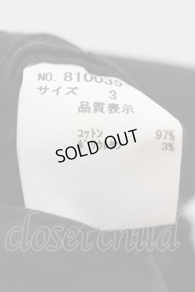 画像3: NO ID. / サイドポイントラインボタンフライパンツ 3 ブラック O-24-12-26-068-NO-pa-YM-ZT118