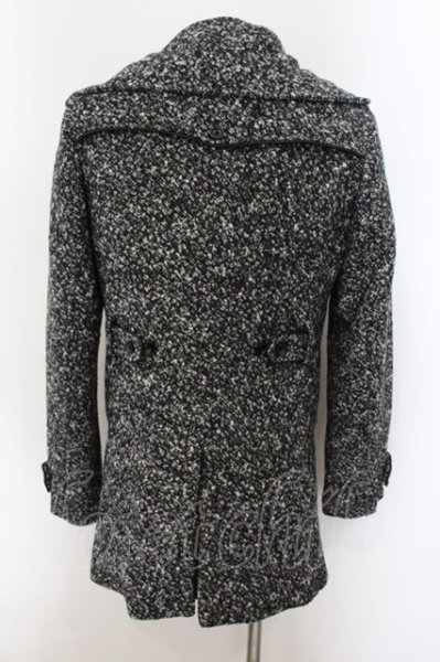 画像2: semantic design / アクリルファートレンチコート M ミックス O-24-12-26-007-SE-ou-YM-ZT-M101 (2)