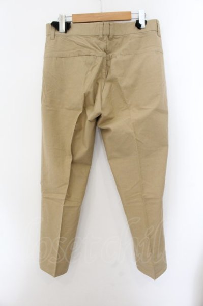 画像2: NO ID. / Cスエードアンクルトラウザーズパンツ 2 ライトブラウン O-24-12-26-071-NO-pa-YM-ZT101 (2)