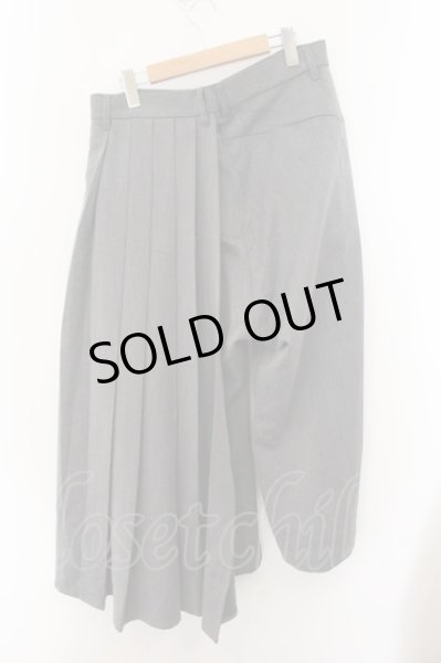 画像2: NO ID. BLACK / TRストレッチプリーツバギートラウザーパンツ 2 グレー O-24-12-26-072-NO-pa-YM-ZT101 (2)